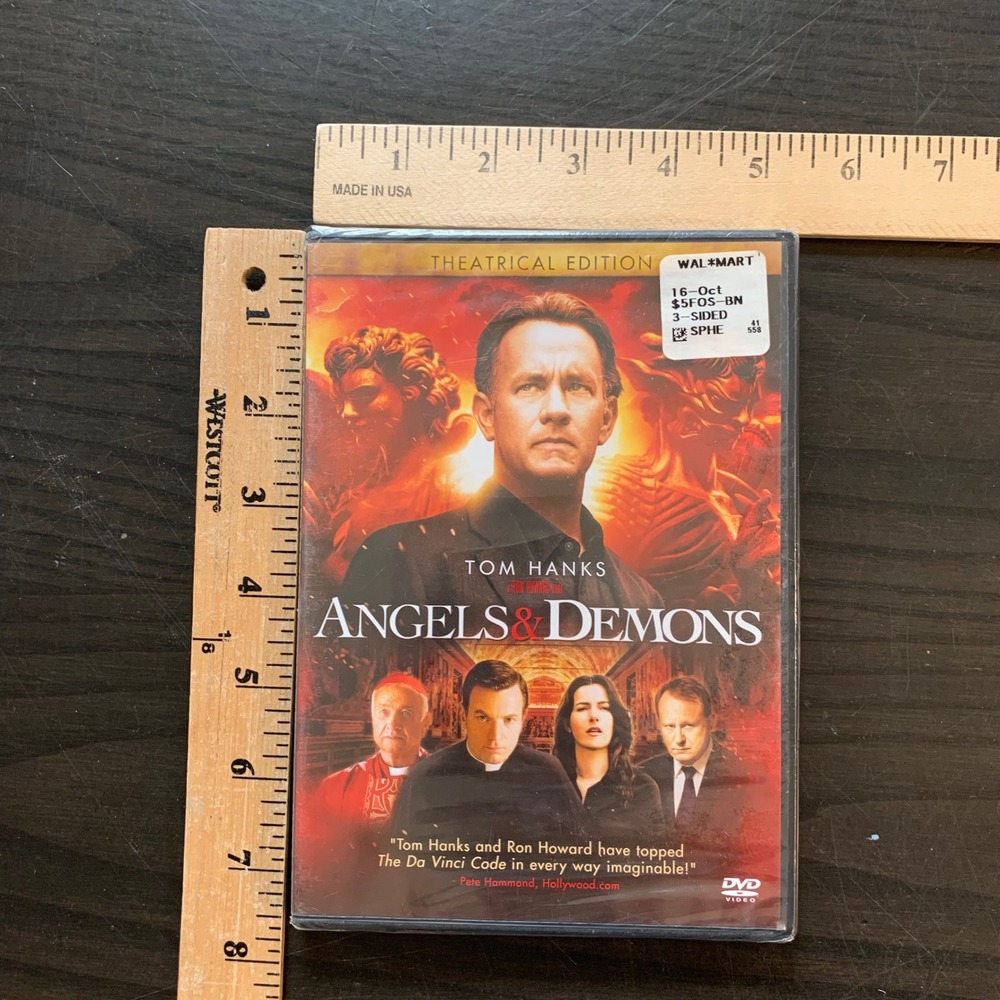 Angels & Demons Theatrical Edition DVD Tom Hanks Ron Howard Mystery Thriller NEW